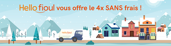 Payez votre commande en 4 fois sans frais avant la fin de l'hiver.